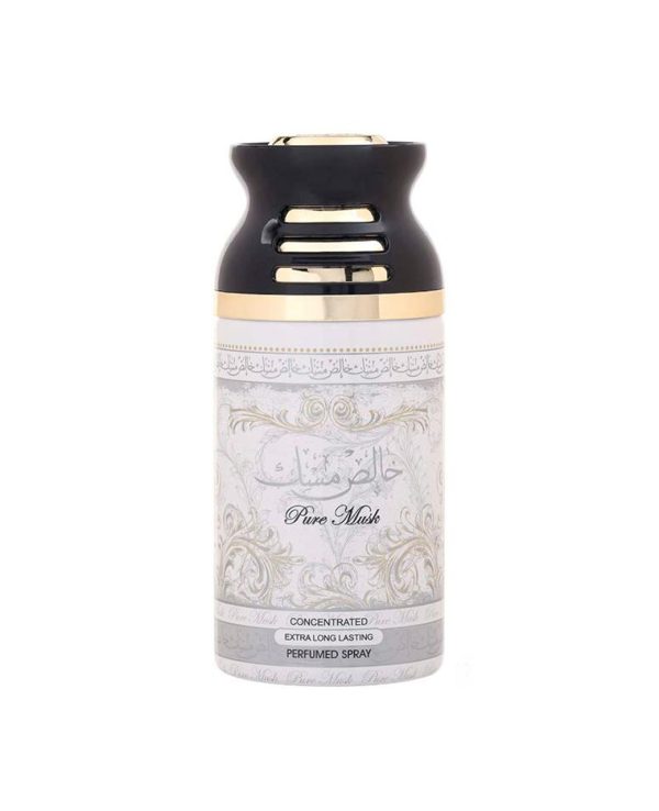 Lattafa Pure Musk 250ml perfume deodorant deo spray arabian oud body spray