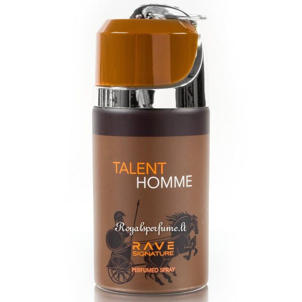 rave talent homme perfumed deodorant for men 250ml royalsperfume