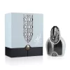 aariz labsolu perfume bottle beside box against white background 1